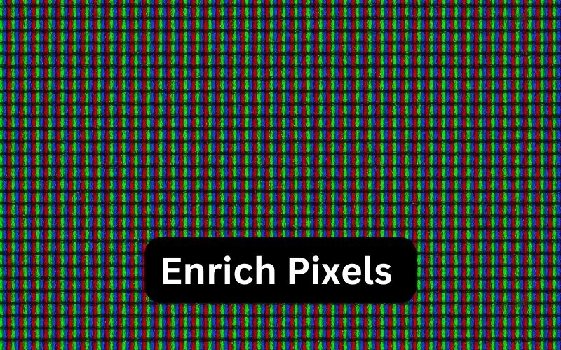 IPS panel with rich pixels